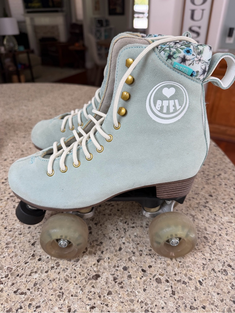 Women's BlueSuede Roller Skates